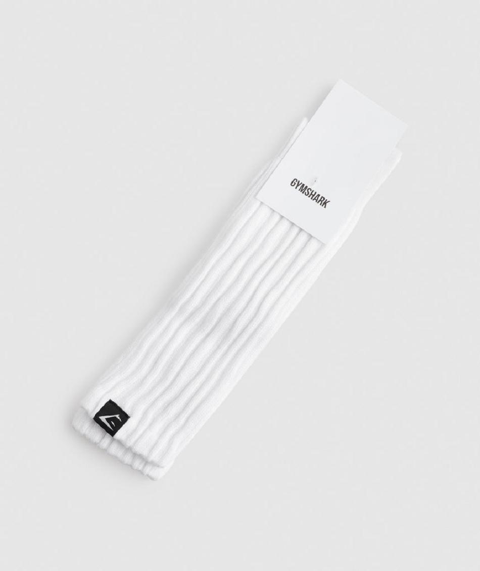 Calcetines Gymshark Comfy Rest Day Mujer Blancos | MX_4939LIS