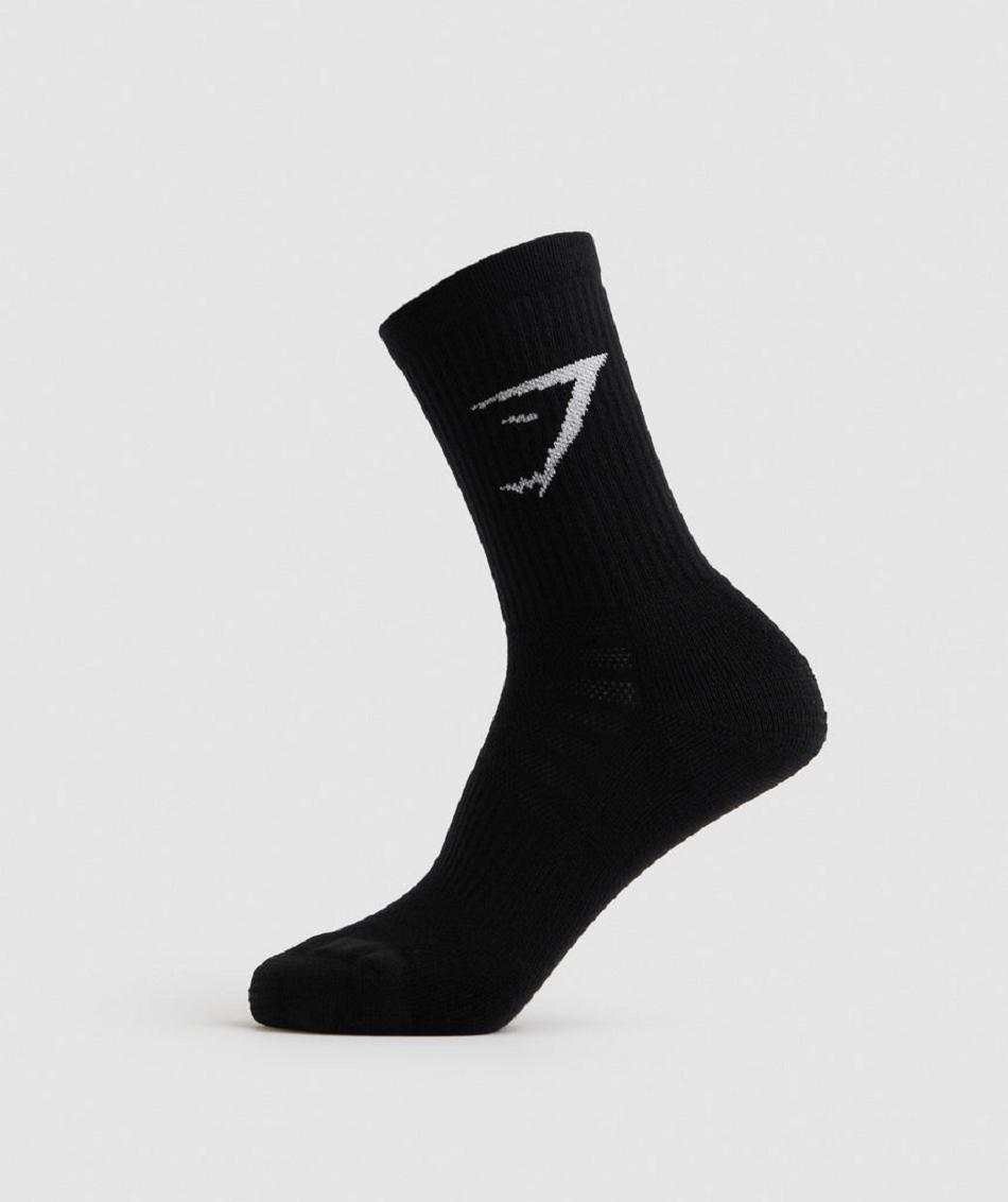 Calcetines Gymshark Crew 5pk Accessories Negros | MX_2798MQZ