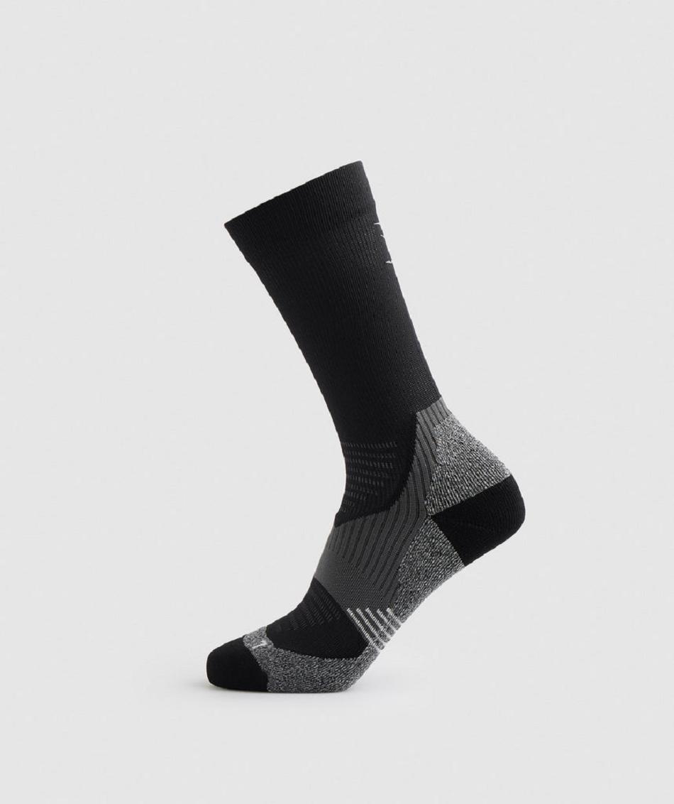 Calcetines Gymshark Crew Performance Accessories Negros | MX_2781QMA