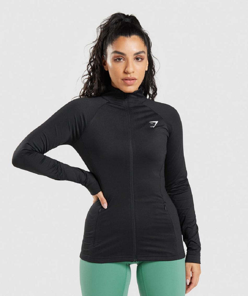 Chaquetas Gymshark Entrenamiento Mujer Negros | MX_4295KOR