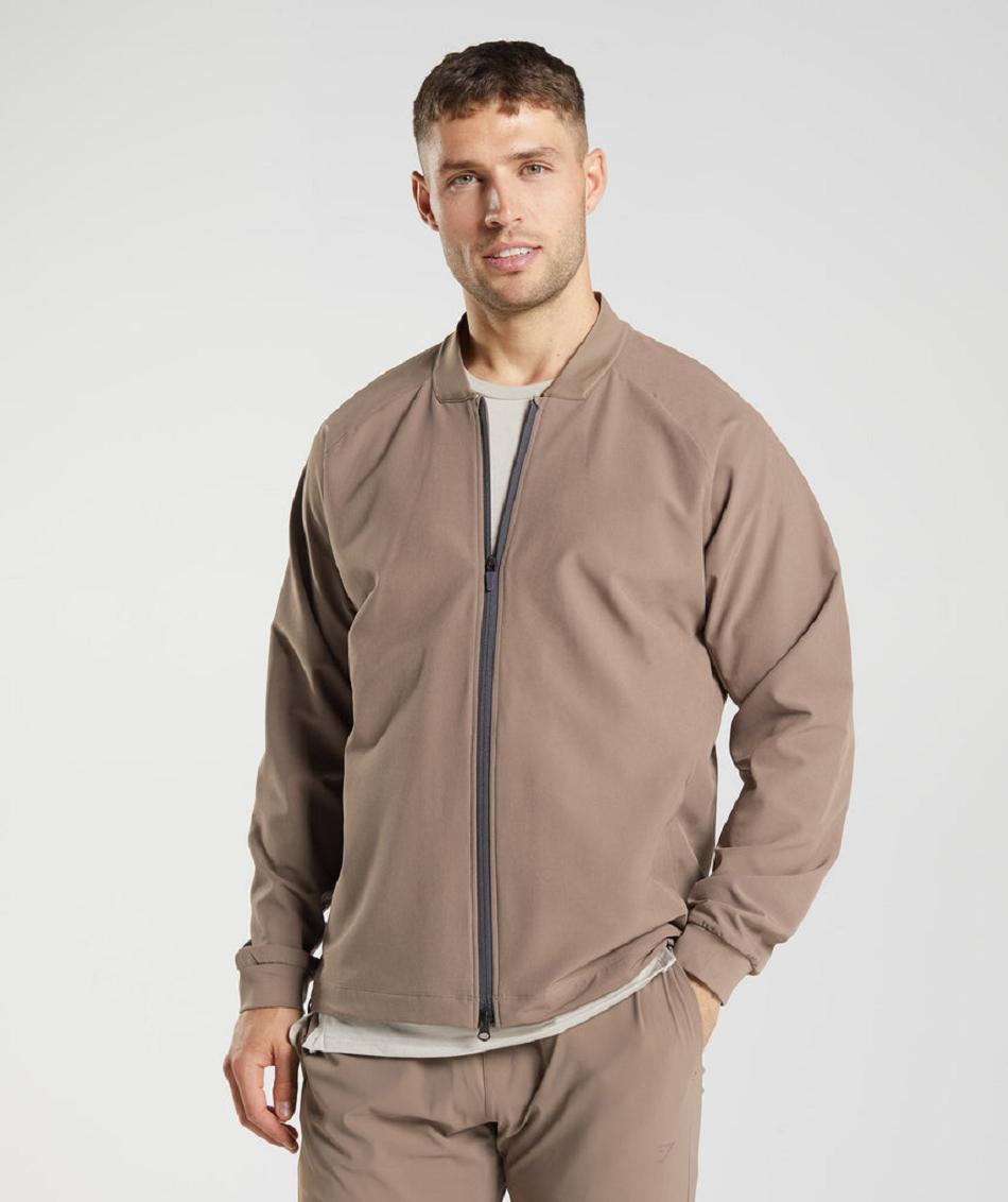 Chaquetas Gymshark Studio Hombre Marrom | MX_3438ZUT