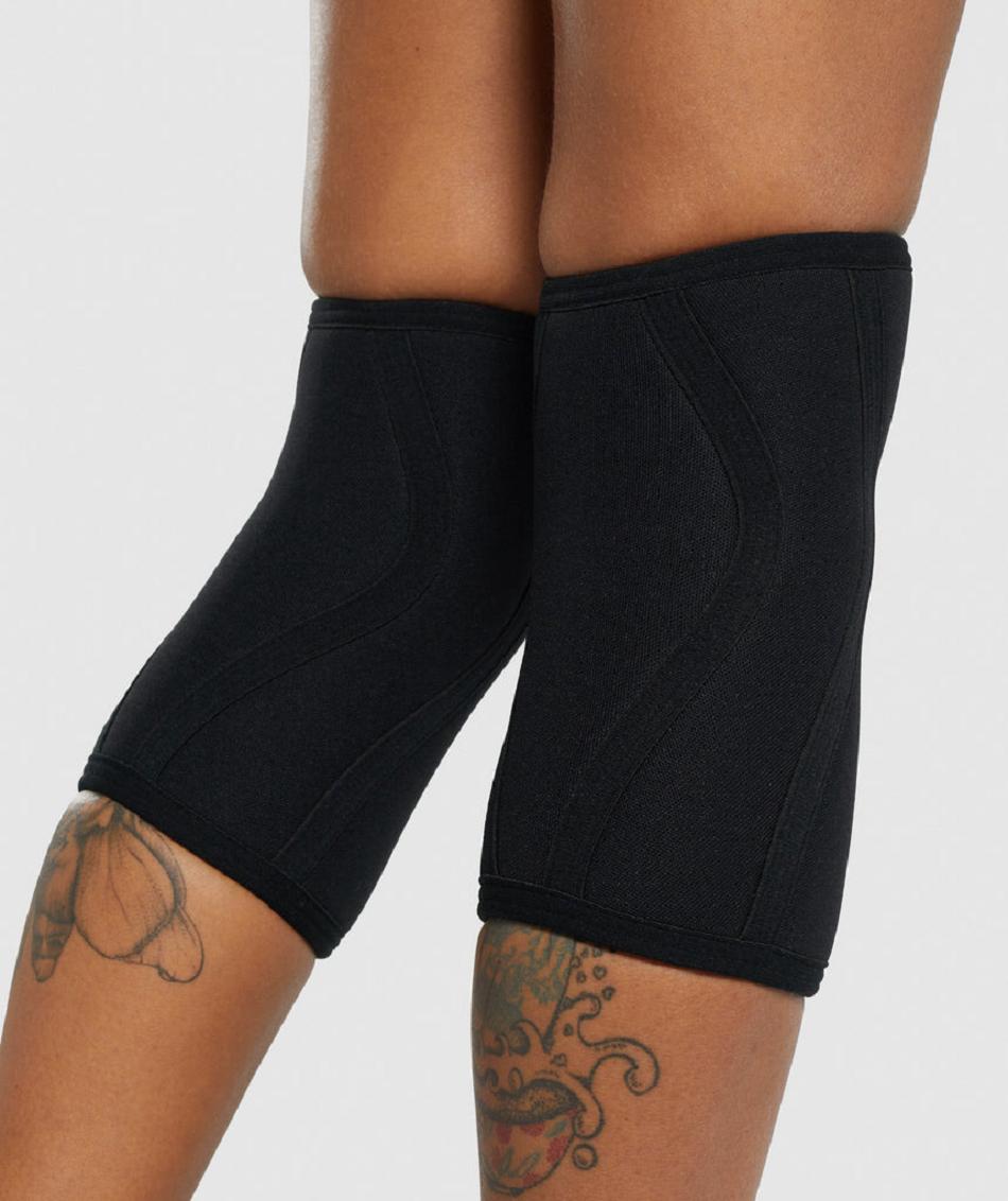 Equipo Gymshark Knee Sleeve 5mm Mujer Negros | MX_5007SGL