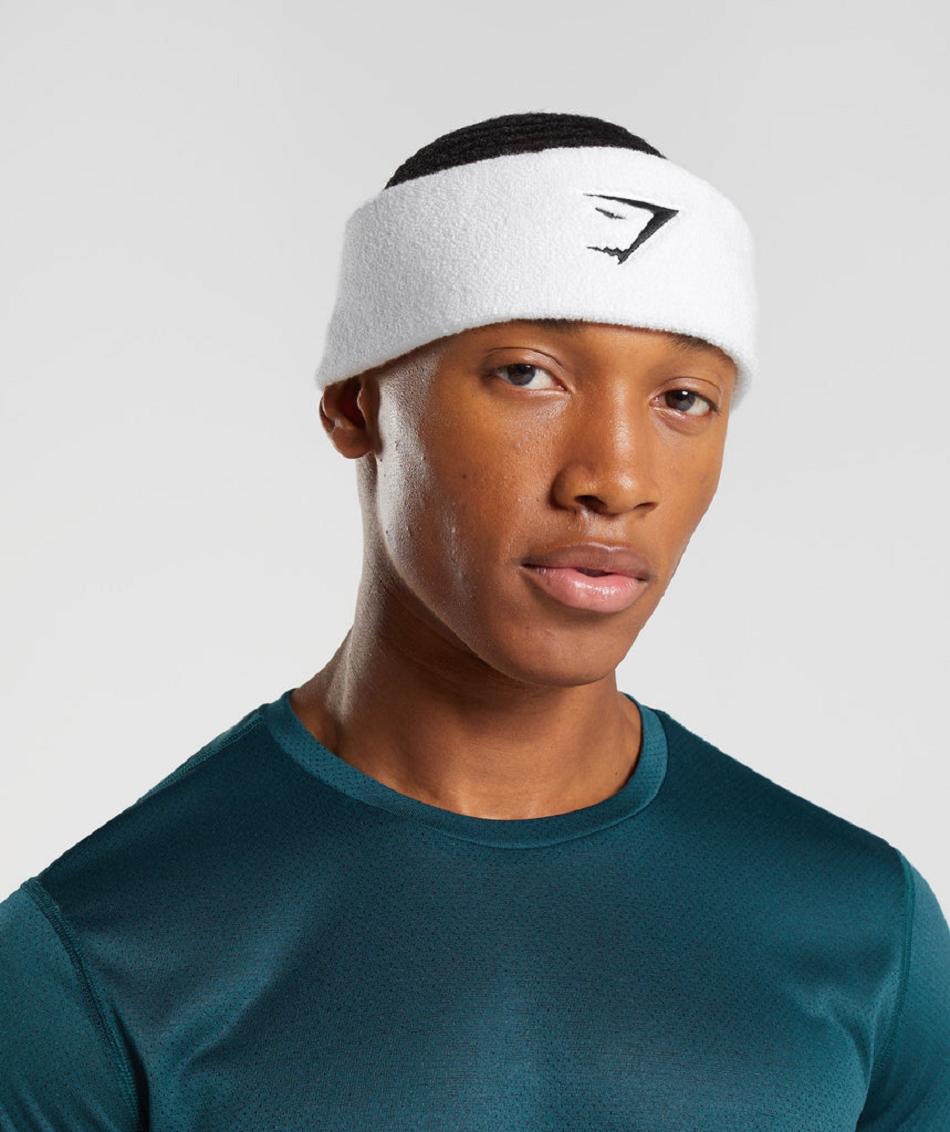 Equipo Gymshark Sharkhead Headband Mujer Blancos | MX_5000SGL