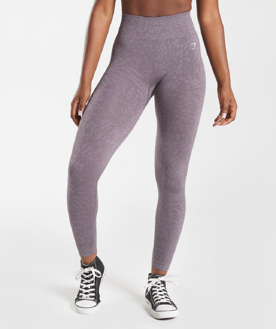 Leggins Gymshark Adapt Animal Seamless Mujer Morados | MX_4855JPQ