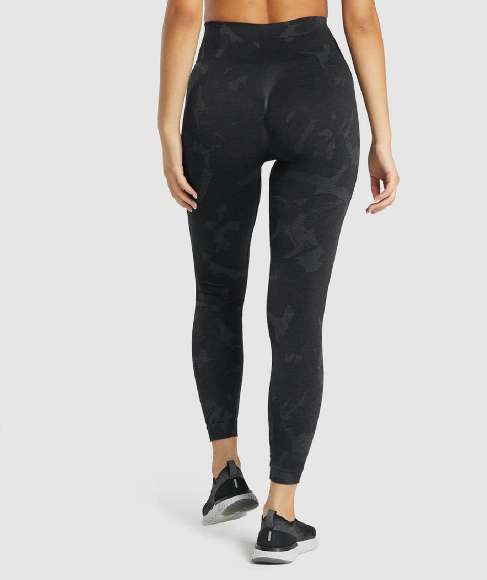 Leggins Gymshark Adapt Camo Seamless Mujer Negros | MX_4788KOR