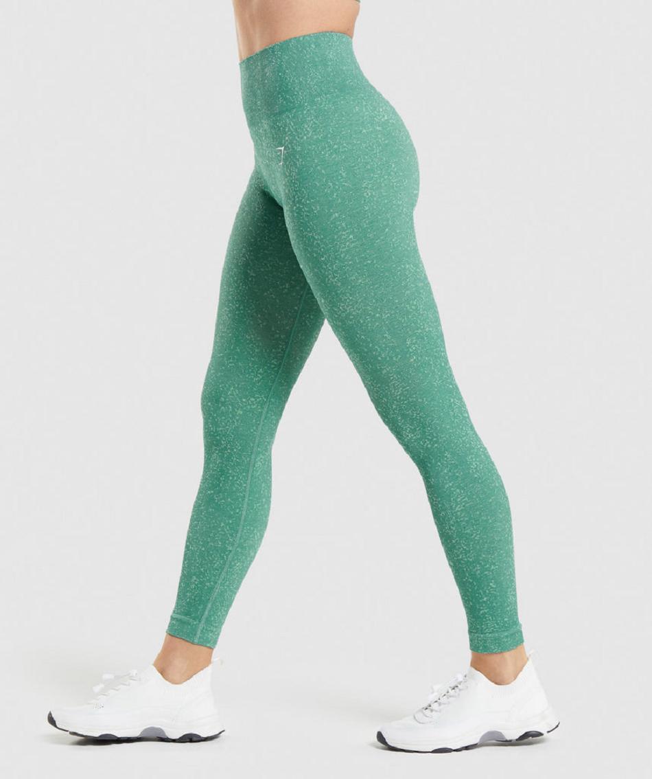 Leggins Gymshark Adapt Fleck Seamless Mujer Verdes | MX_4797QMA