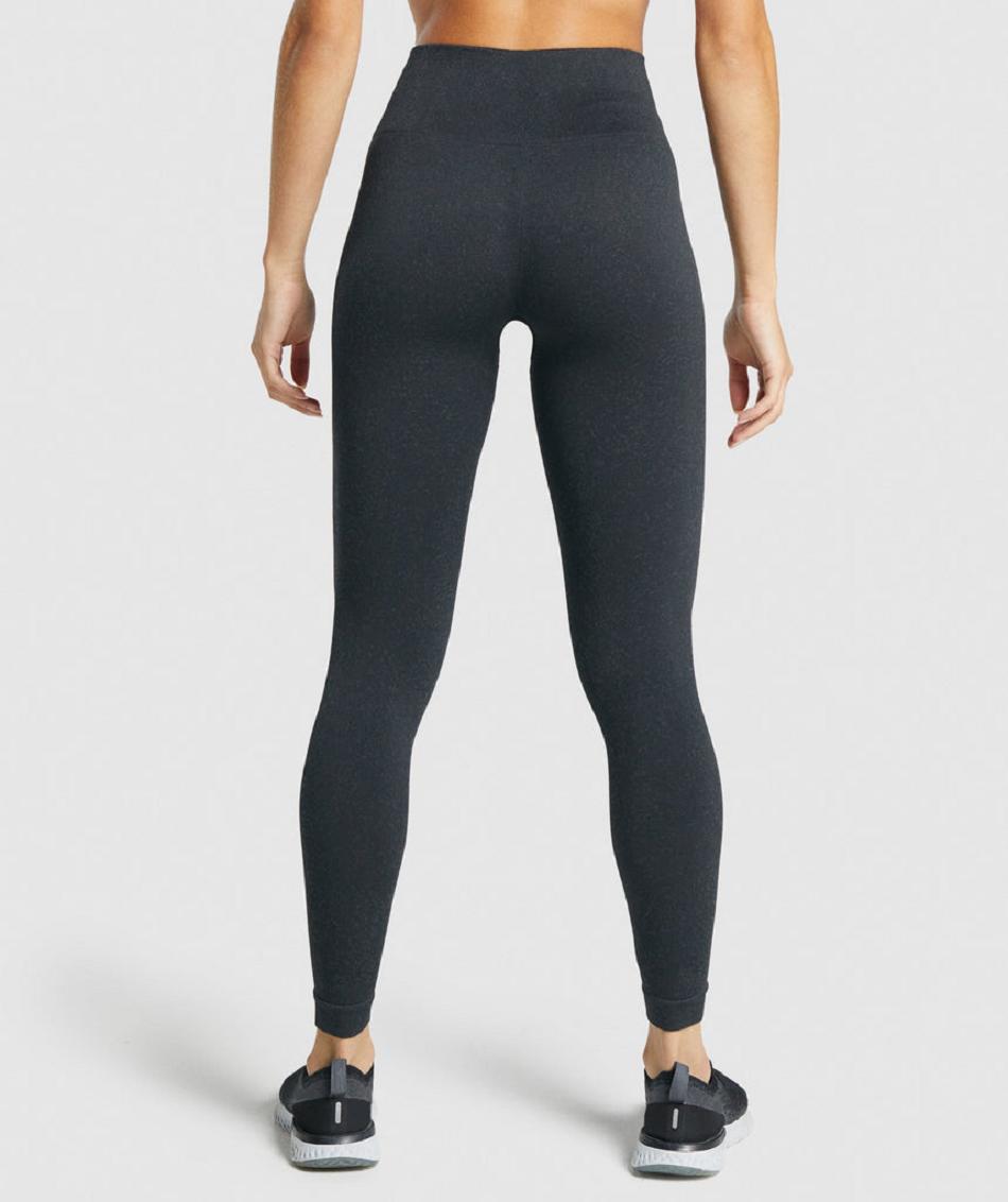 Leggins Gymshark Adapt Fleck Seamless Mujer Negros | MX_4818VRW