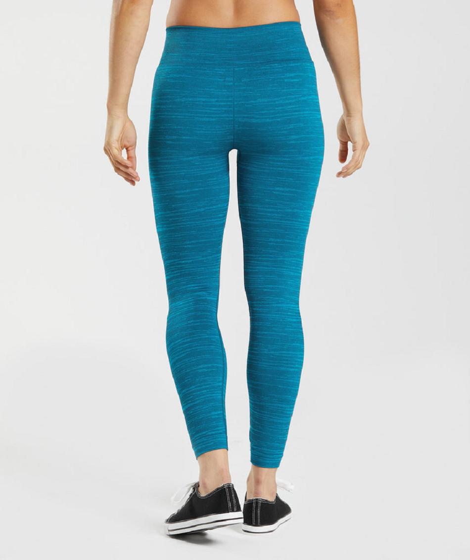 Leggins Gymshark Adapt Marl Seamless Mujer Azules Grises Oscuro Azules | MX_4720QMA