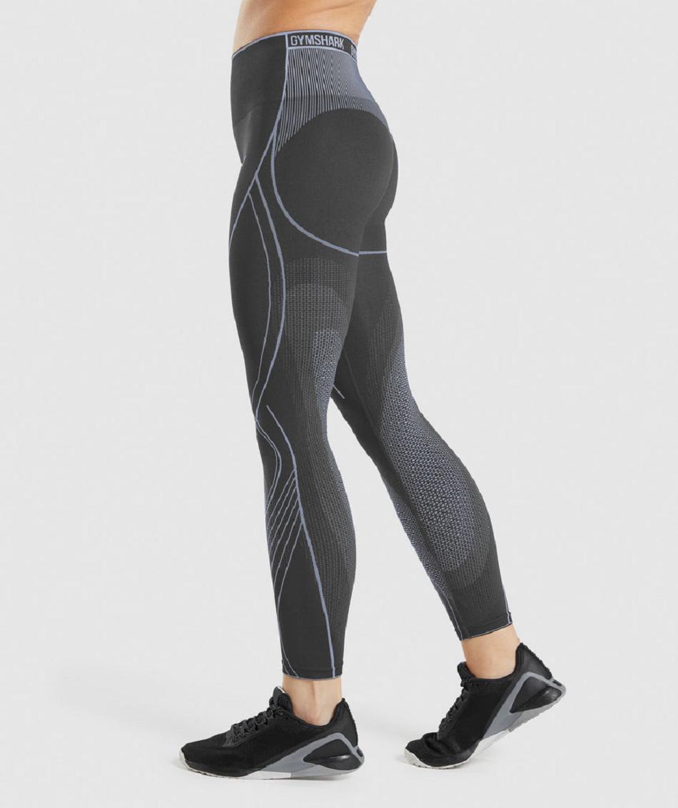 Leggins Gymshark Apex Seamless High Rise Mujer Negros Grises Lavanda Azules | MX_4800SGL