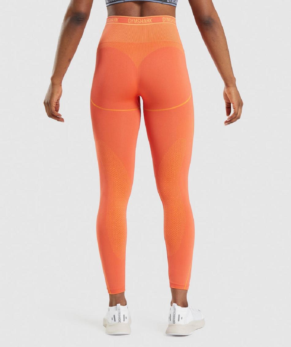 Leggins Gymshark Apex Seamless High Rise Mujer Naranjas Albaricoque Naranjas | MX_4801DFM