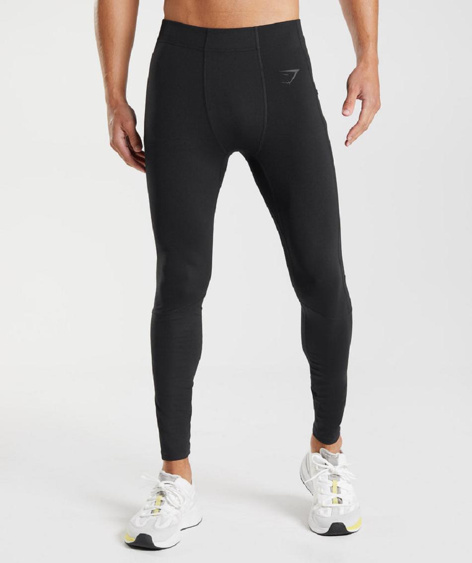 Leggins Gymshark Control Baselayer Hombre Negros | MX_2963VRW