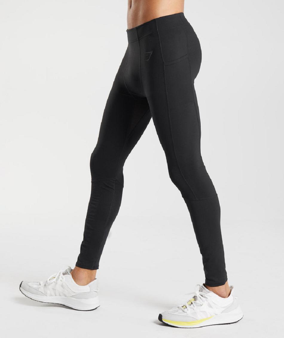 Leggins Gymshark Control Hombre Negros | MX_2952SGL