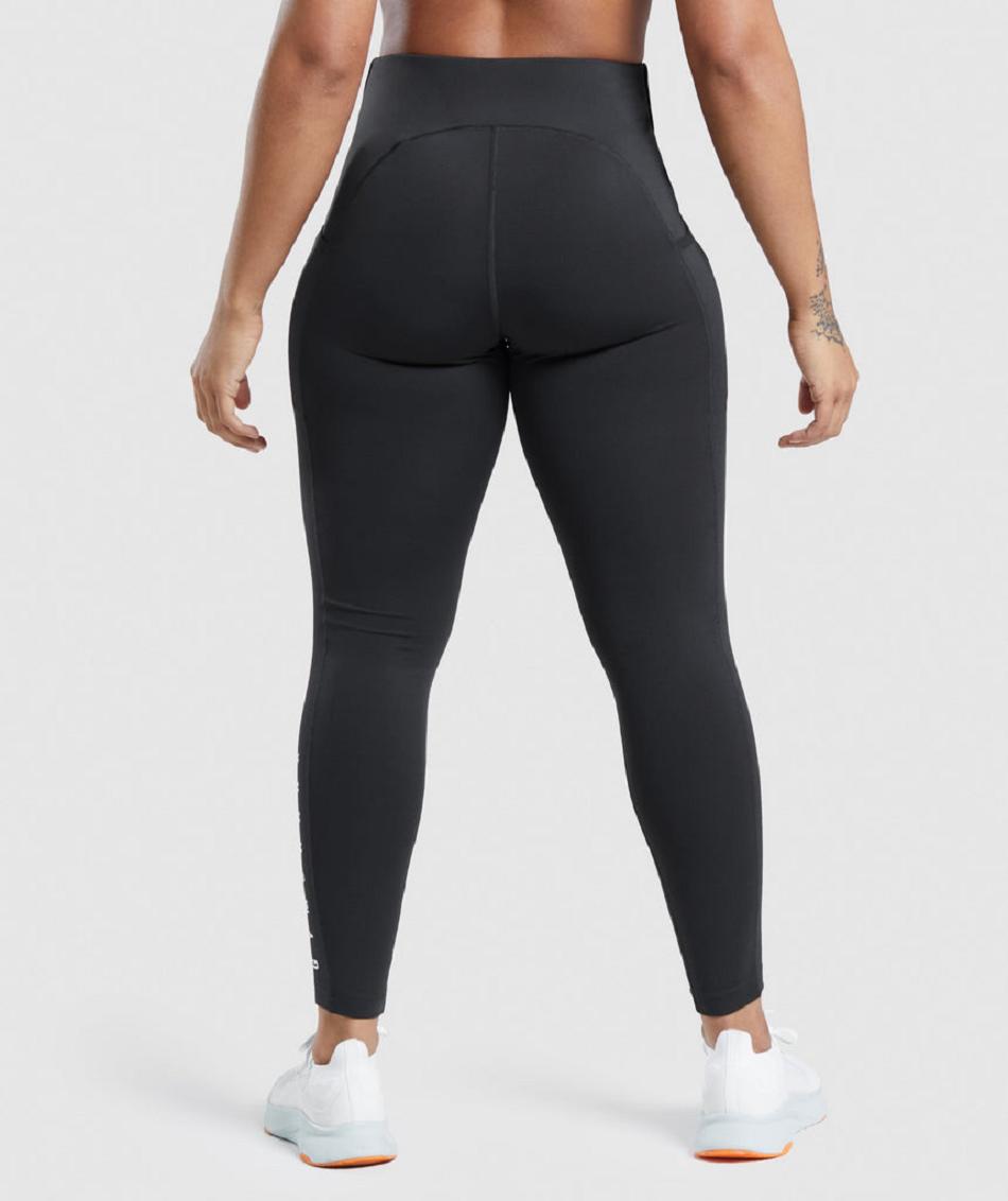 Leggins Gymshark Deporte Mujer Negros | MX_4803GSO