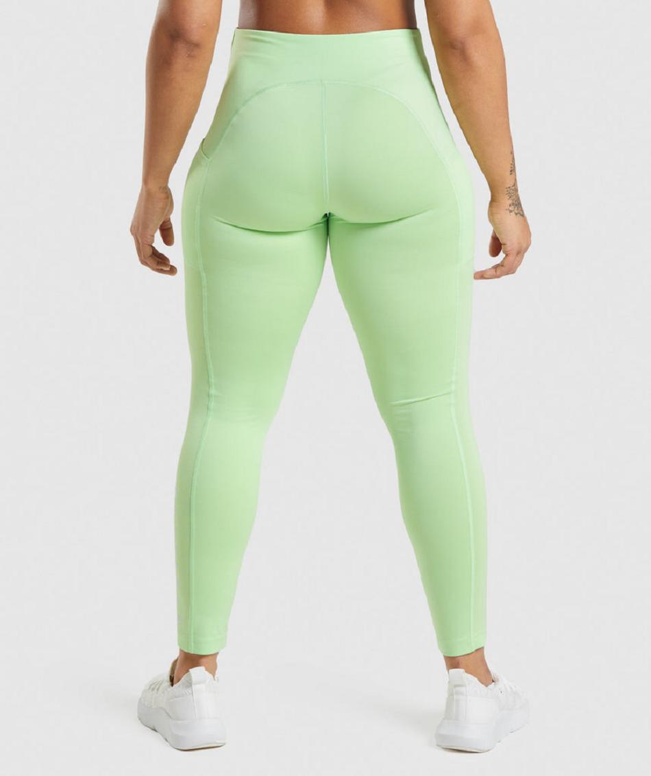 Leggins Gymshark Deporte Mujer Verdes | MX_4728JPQ