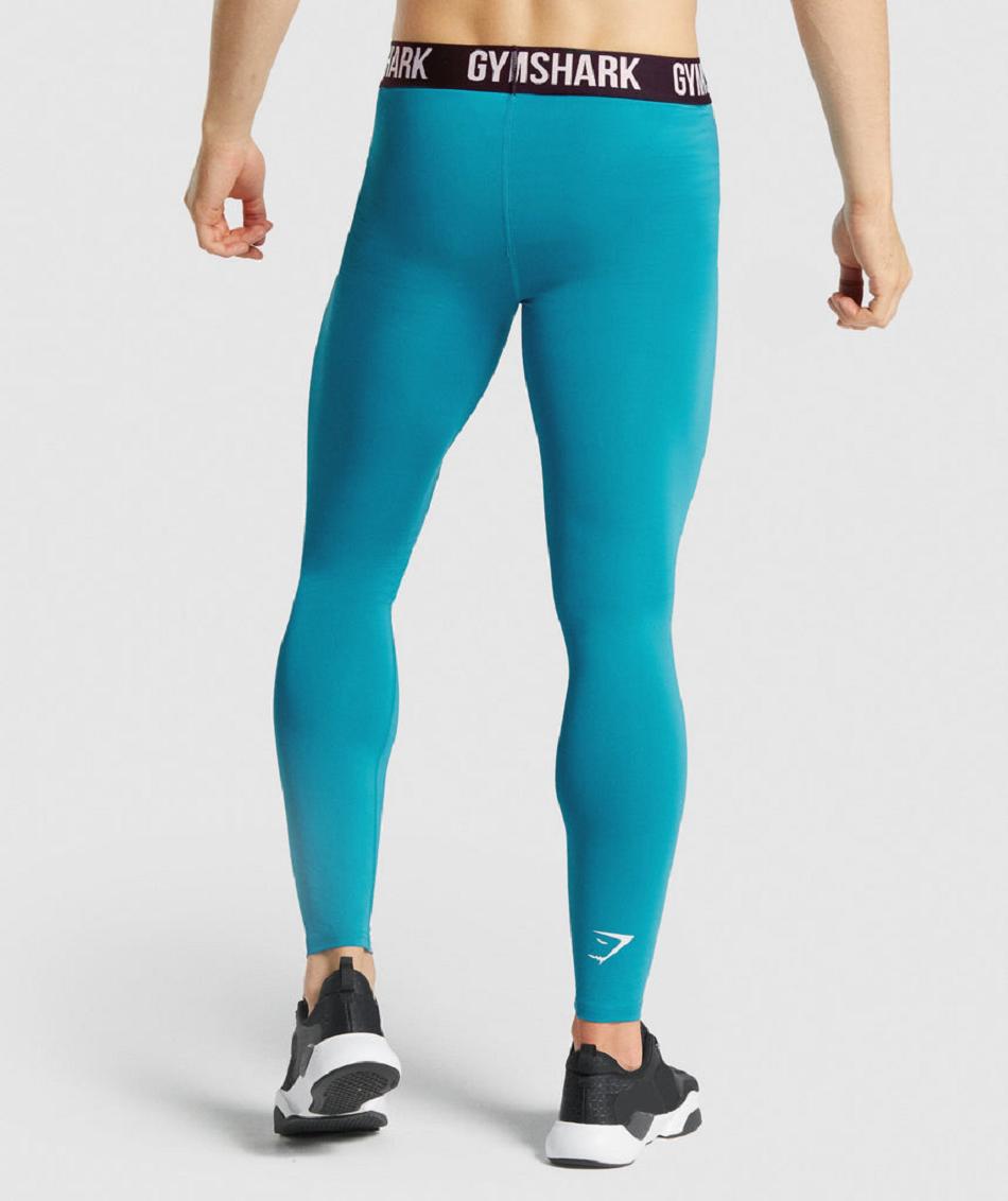 Leggins Gymshark Element Baselayer Hombre Azules | MX_2967QMA