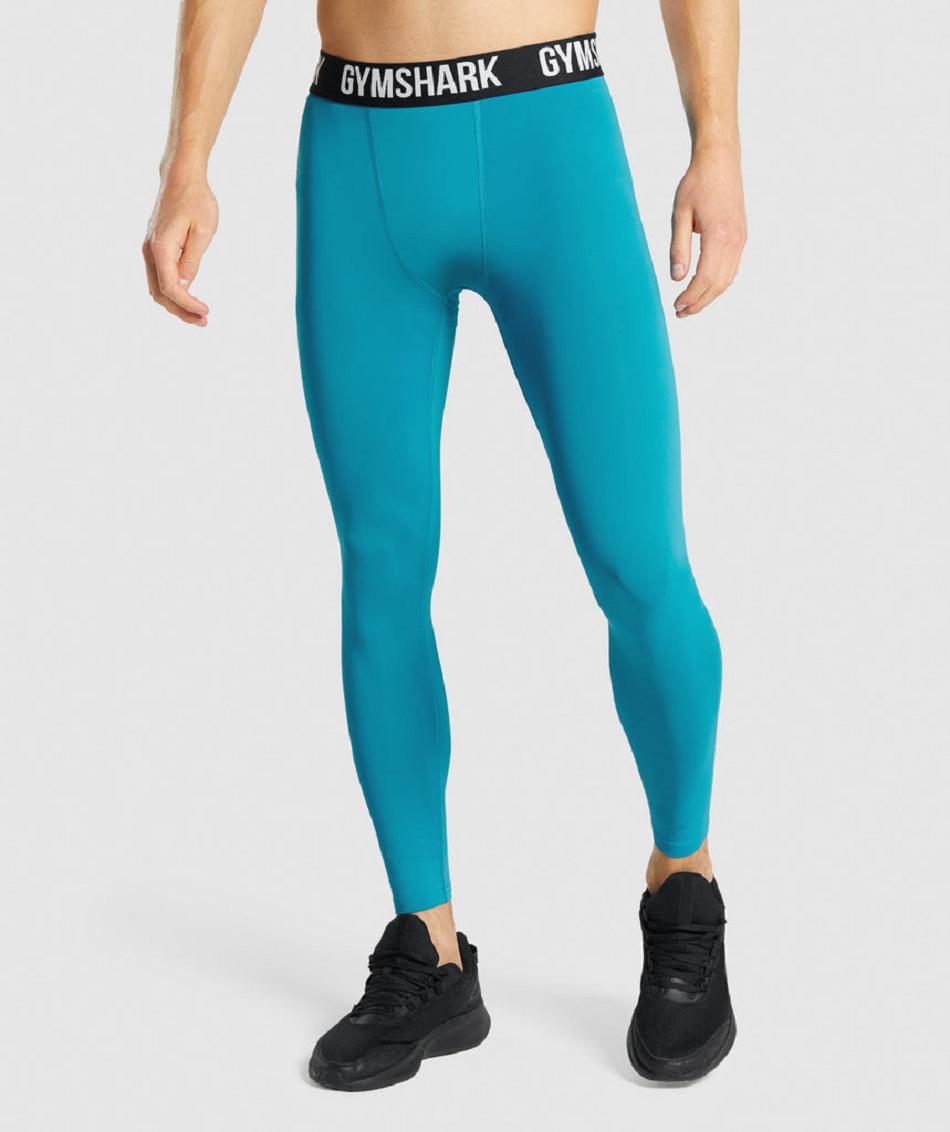 Leggins Gymshark Element Baselayer Hombre Azules | MX_2967QMA