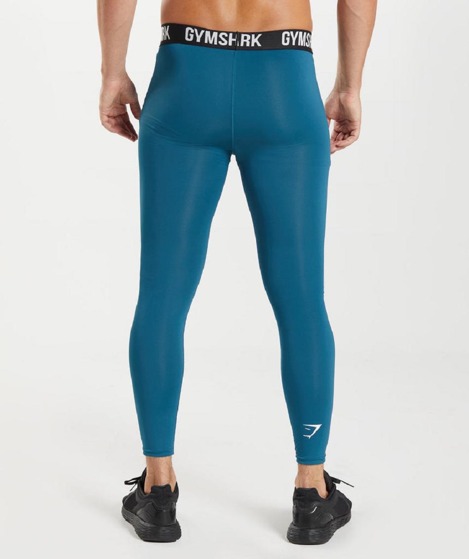 Leggins Gymshark Element Baselayer Hombre Azules | MX_2971TCE