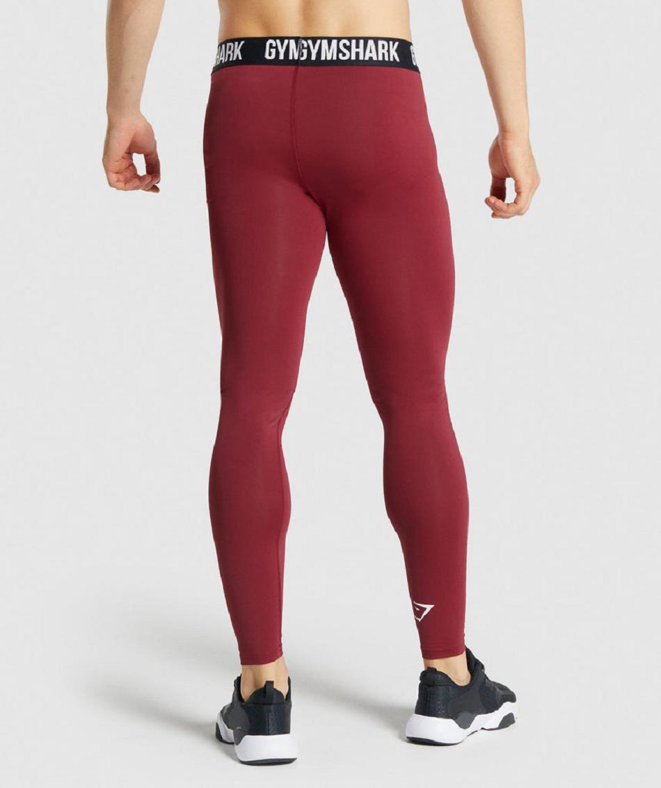 Leggins Gymshark Element Hombre Vino | MX_2955GSO