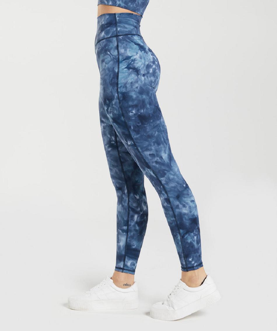 Leggins Gymshark Elevate Mujer Azules | MX_4843VRW