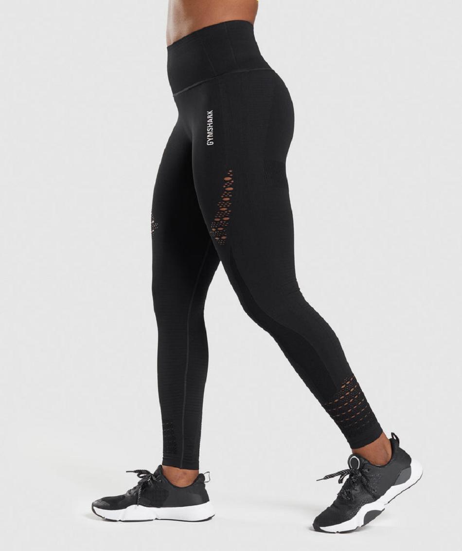 Leggins Gymshark Energy Seamless Mujer Negros | MX_4742BEX