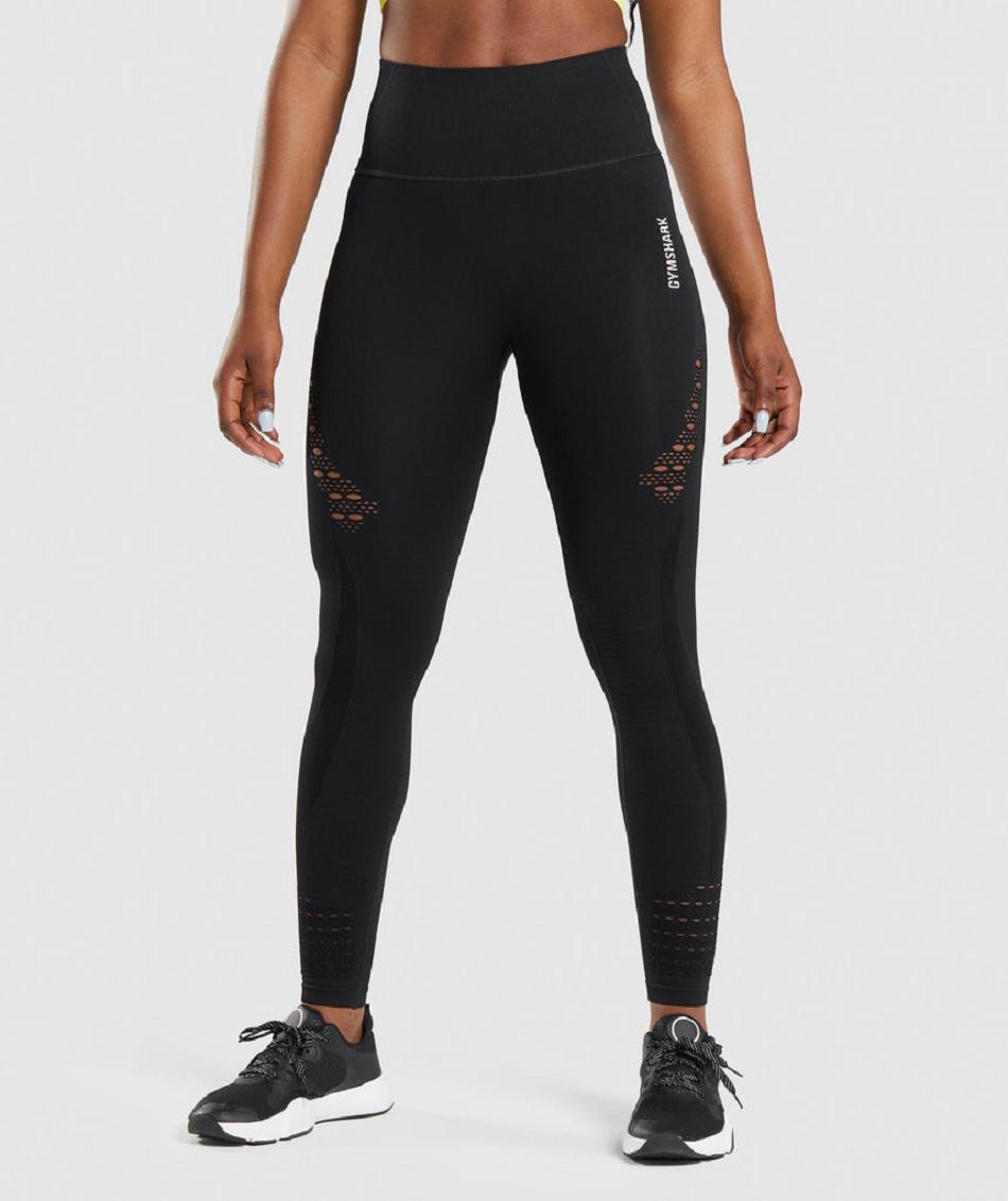 Leggins Gymshark Energy Seamless Mujer Negros | MX_4742BEX