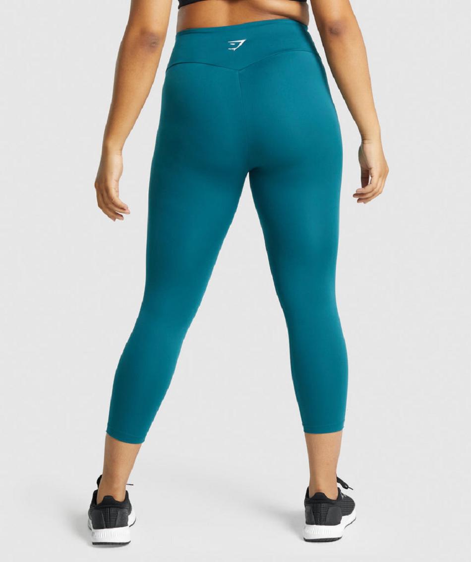 Leggins Gymshark Entrenamiento 7/8 Mujer Turquesa | MX_4745QMA