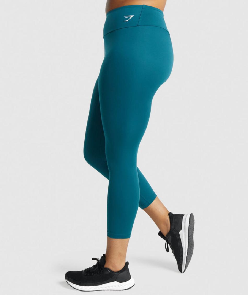 Leggins Gymshark Entrenamiento 7/8 Mujer Turquesa | MX_4745QMA