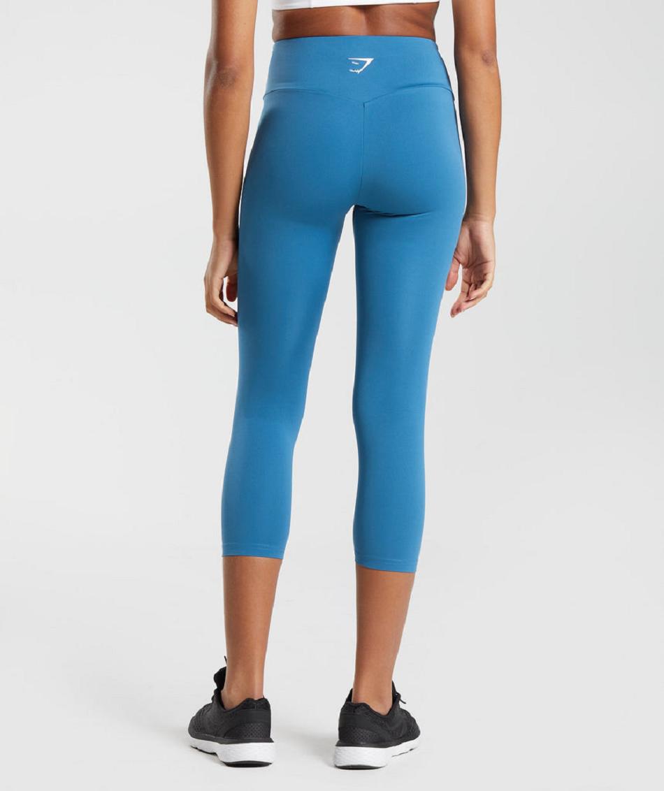 Leggins Gymshark Entrenamiento 7/8 Mujer Azules | MX_4827FDN