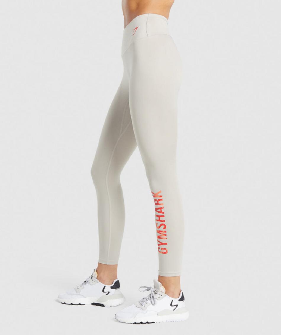 Leggins Gymshark Entrenamiento Estampados Mujer Grises | MX_4772QMA