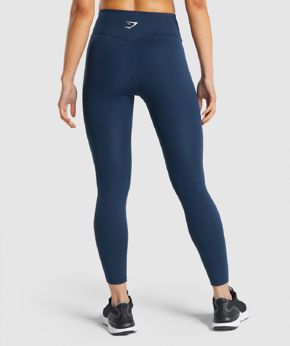 Leggins Gymshark Entrenamiento Mujer Azul Marino | MX_4812JPQ