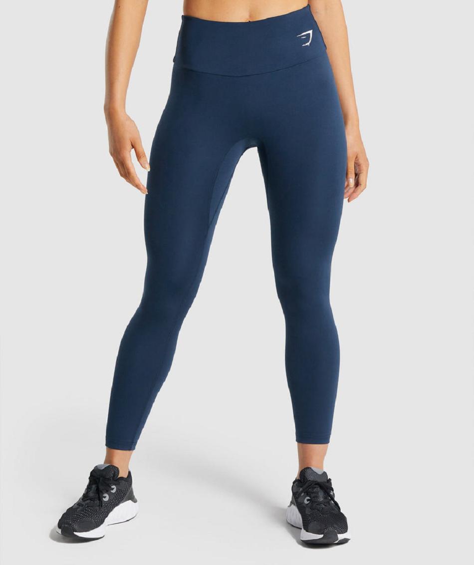 Leggins Gymshark Entrenamiento Mujer Azul Marino | MX_4812JPQ