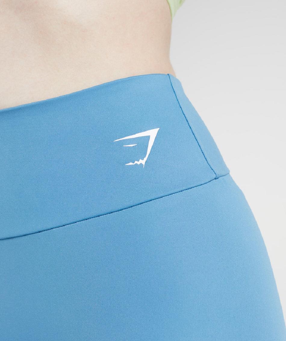 Leggins Gymshark Entrenamiento Mujer Azules | MX_4846MQZ