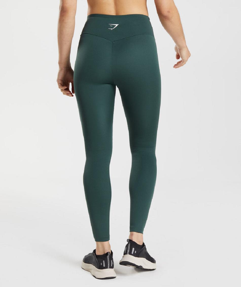 Leggins Gymshark Entrenamiento Mujer Obsidian Verdes | MX_4845NWY