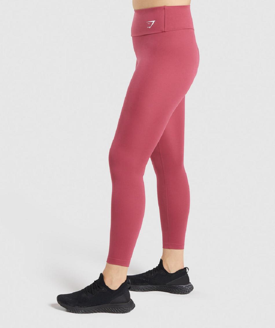 Leggins Gymshark Entrenamiento Mujer Rosas | MX_4747EBC