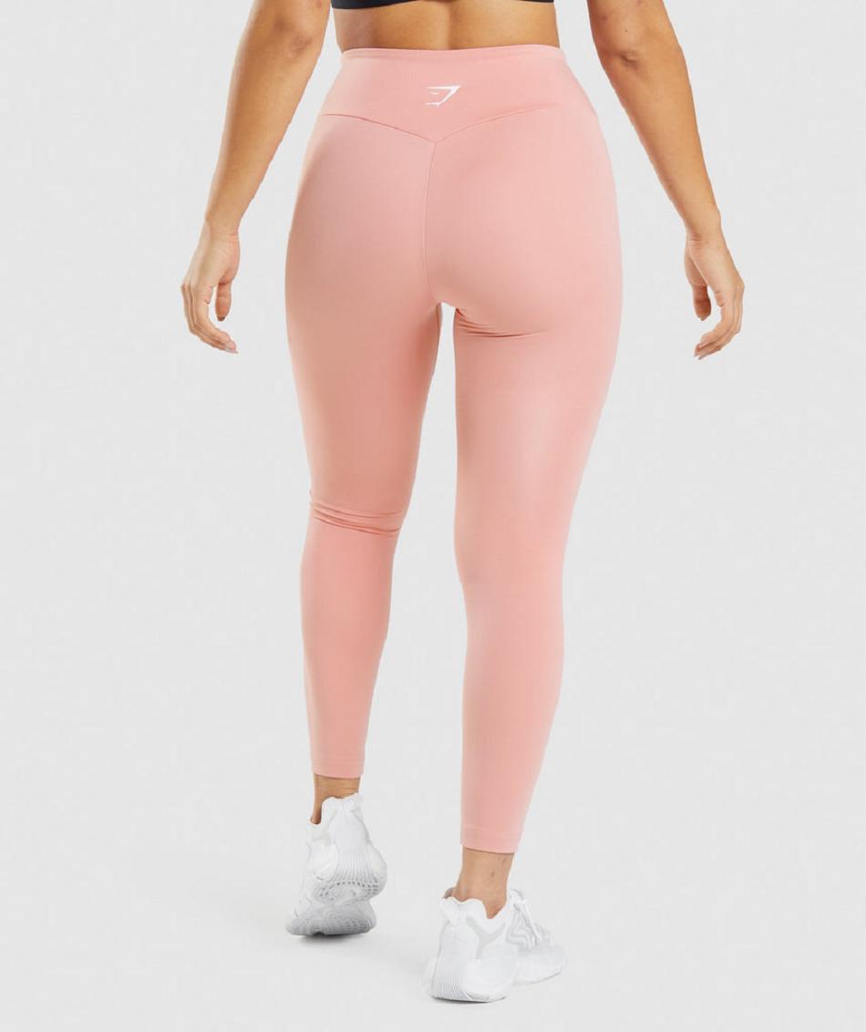 Leggins Gymshark Entrenamiento Mujer Rosas | MX_4814LIS