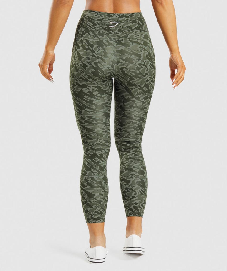 Leggins Gymshark Entrenamiento Mujer Verdes | MX_4815ZUT