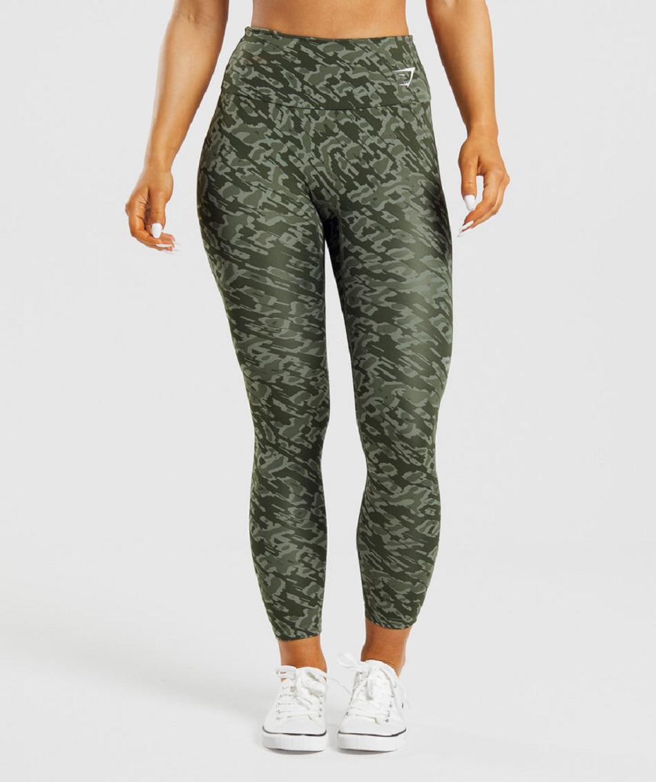 Leggins Gymshark Entrenamiento Mujer Verdes | MX_4815ZUT