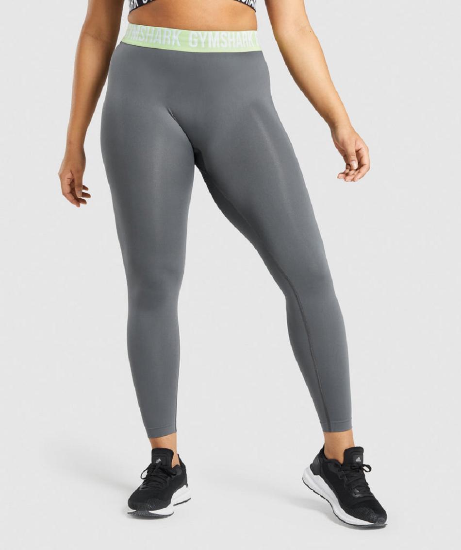 Leggins Gymshark Fit Seamless Mujer Grises | MX_4727HAP