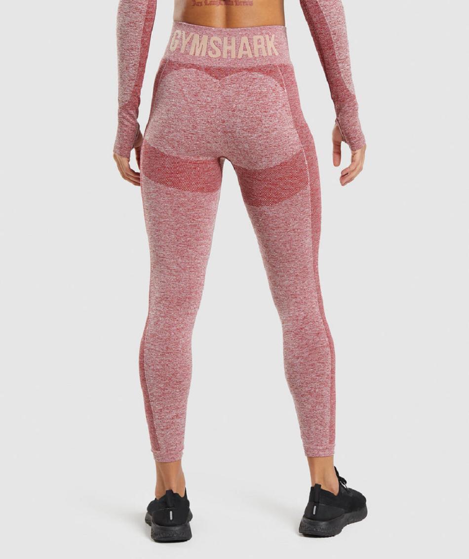 Leggins Gymshark Flex High Waisted Mujer Vino | MX_4744MQZ