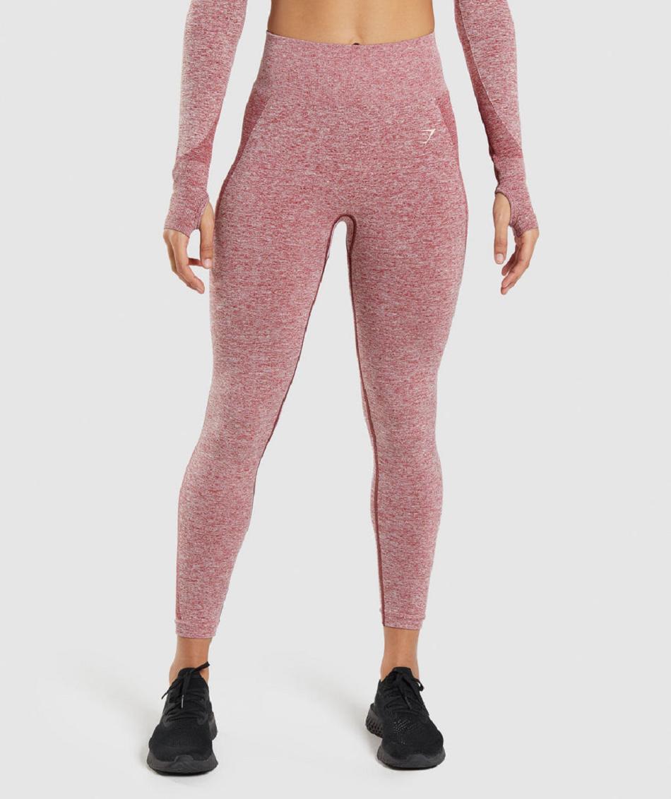 Leggins Gymshark Flex High Waisted Mujer Vino | MX_4744MQZ