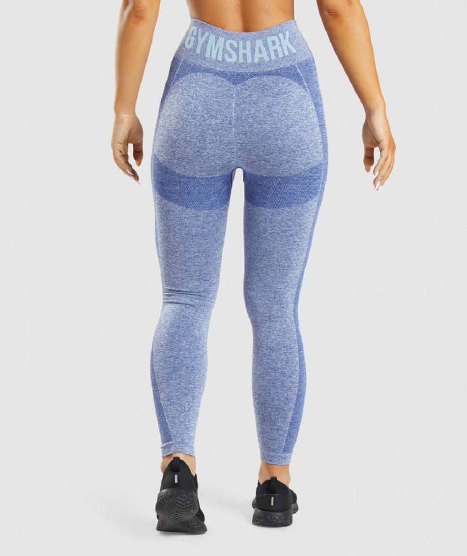 Leggins Gymshark Flex High Waisted Mujer Azules | MX_4759FDN