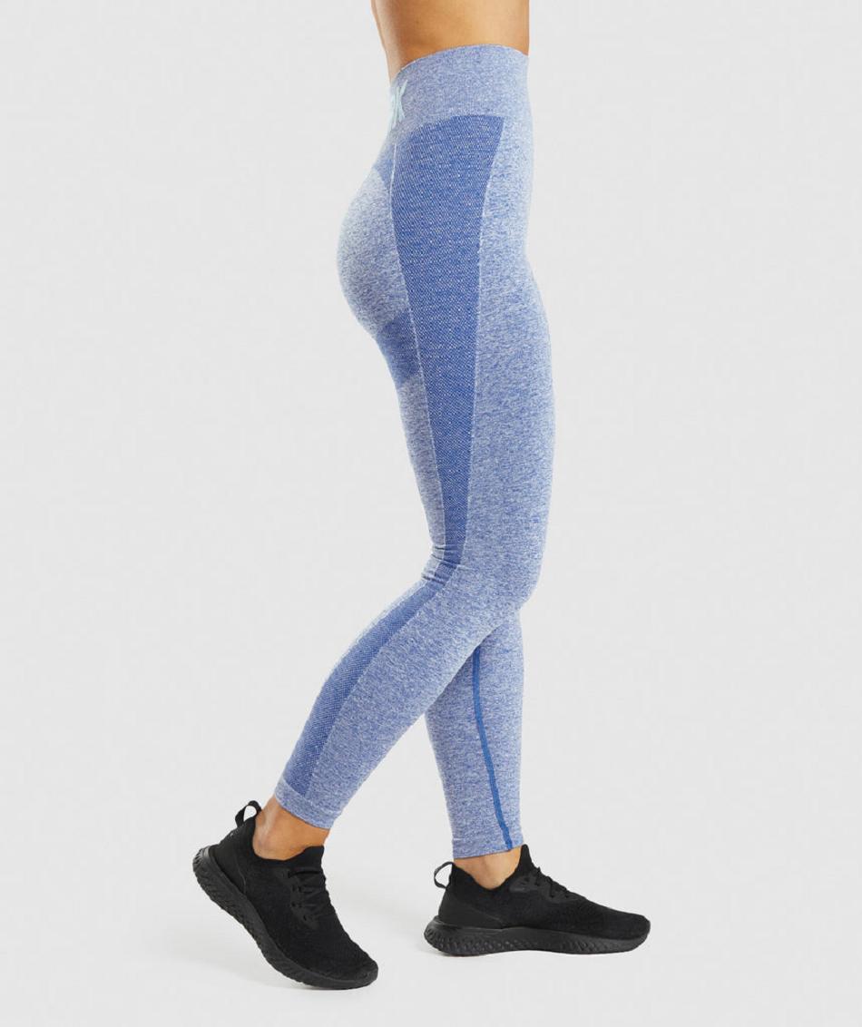 Leggins Gymshark Flex High Waisted Mujer Azules | MX_4759FDN