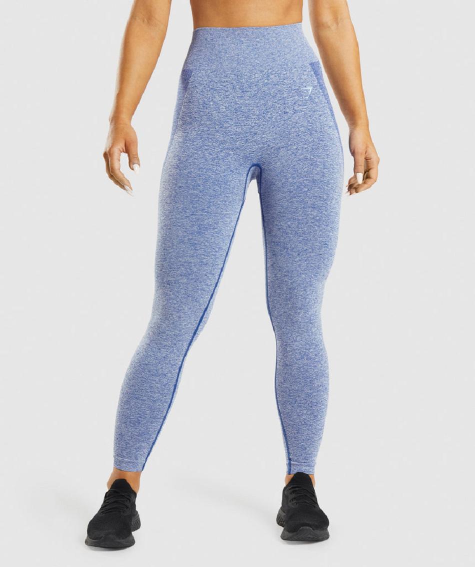 Leggins Gymshark Flex High Waisted Mujer Azules | MX_4759FDN