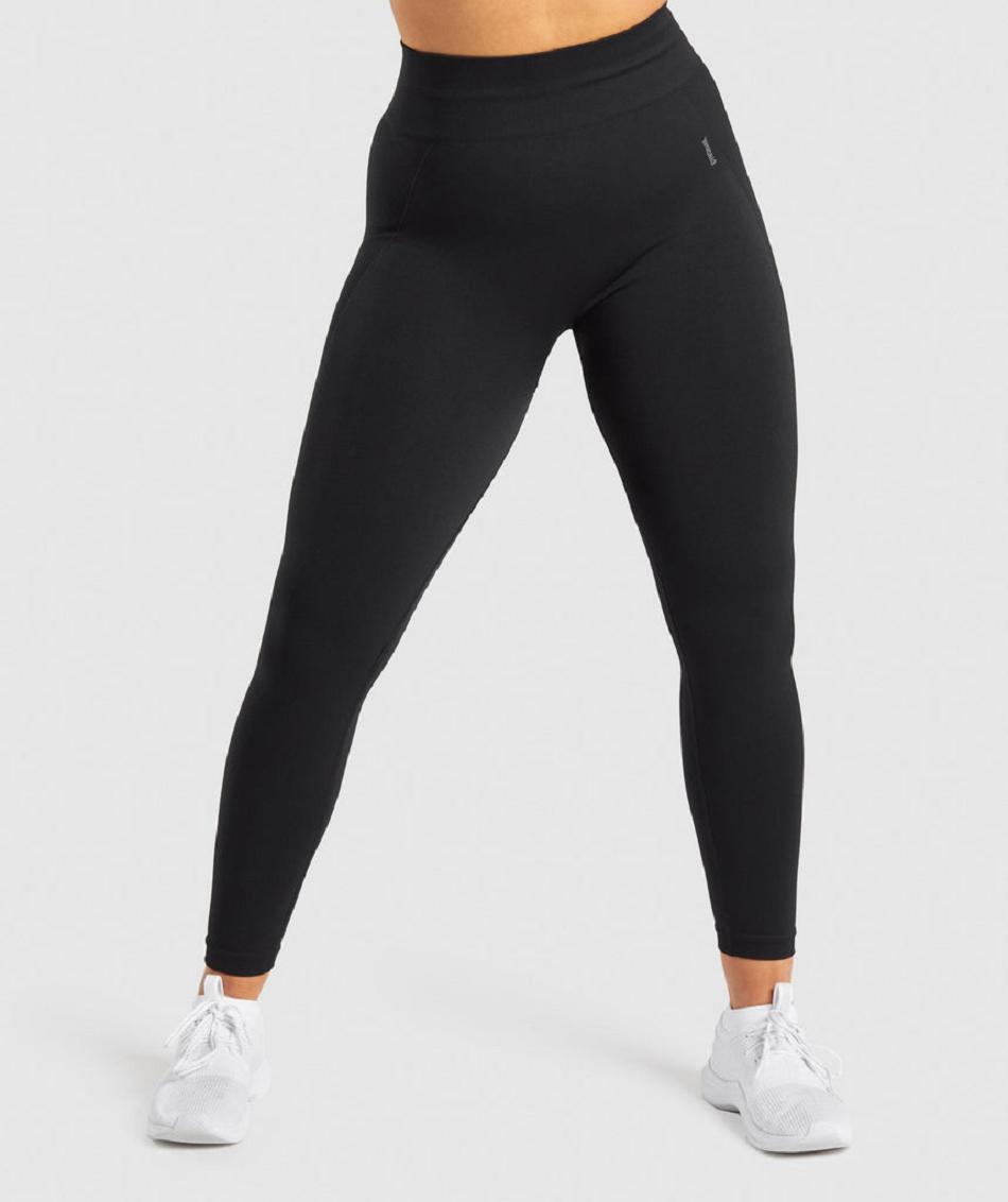 Leggins Gymshark Flex High Waisted Mujer Negros Grises | MX_4767CTV