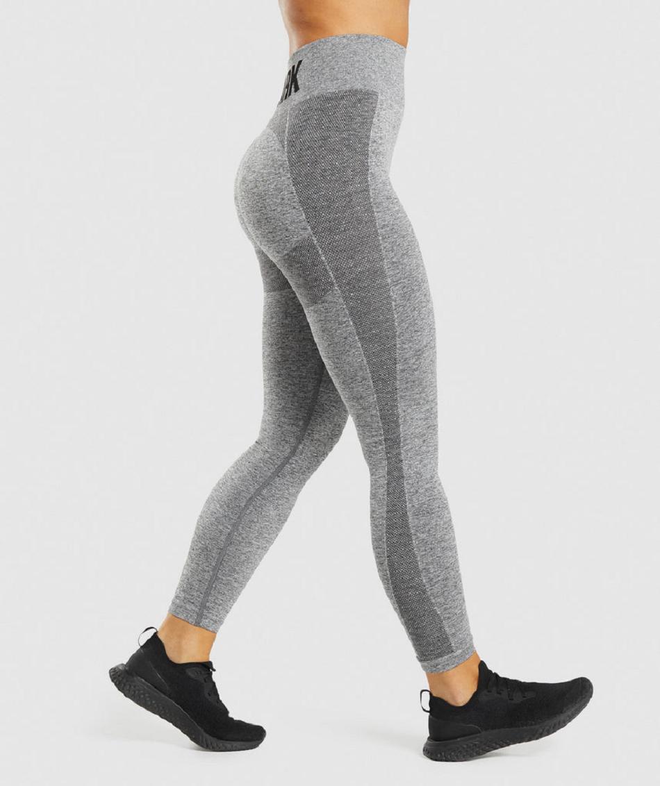 Leggins Gymshark Flex High Waisted Mujer Grises | MX_4795NWY