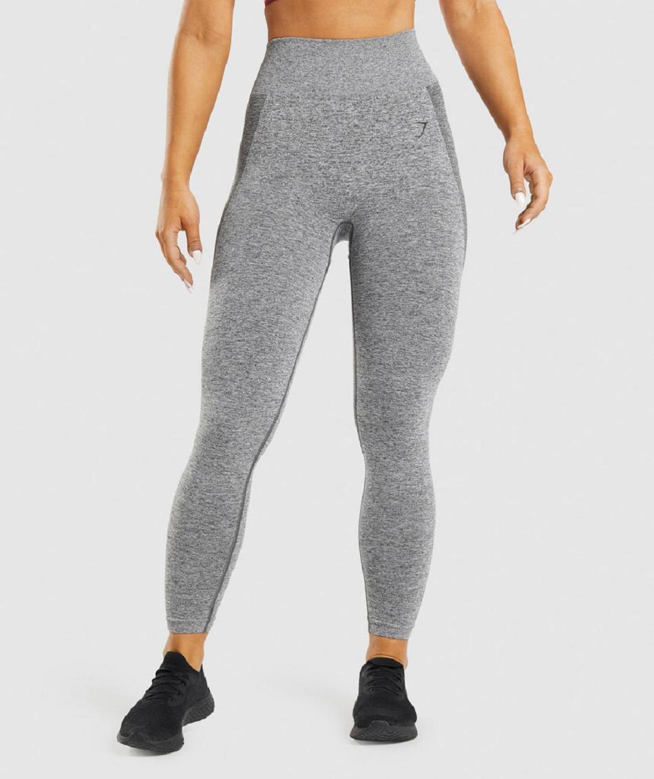 Leggins Gymshark Flex High Waisted Mujer Grises | MX_4795NWY