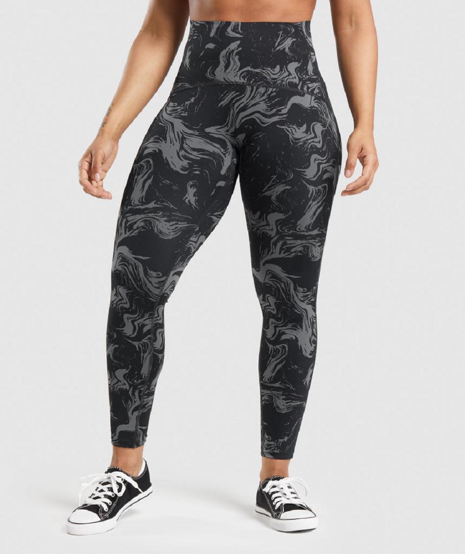 Leggins Gymshark Gs Power High Rise Mujer Negros | MX_4798WNB