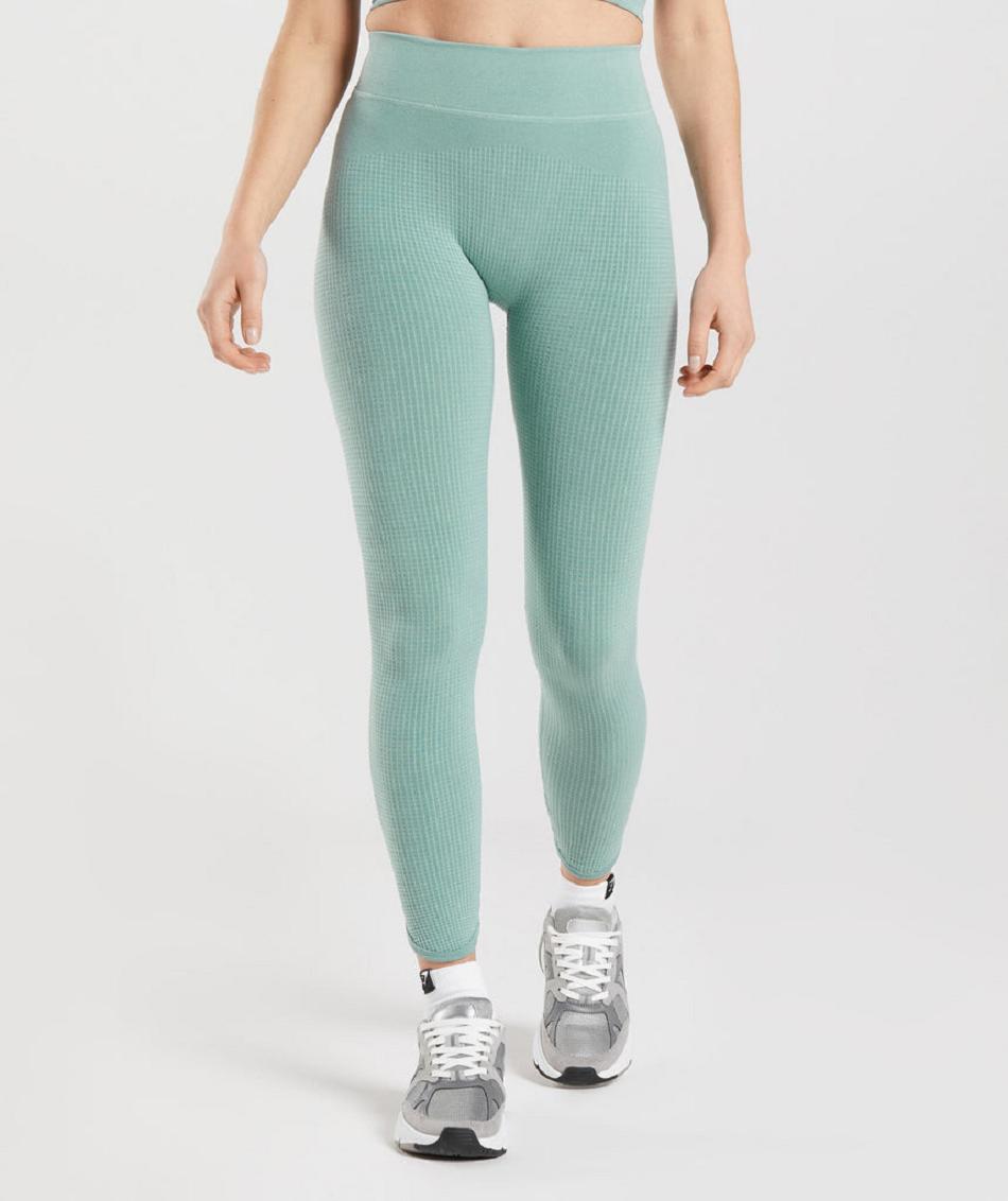 Leggins Gymshark Pause Seamless Mujer Azules | MX_4793VRW