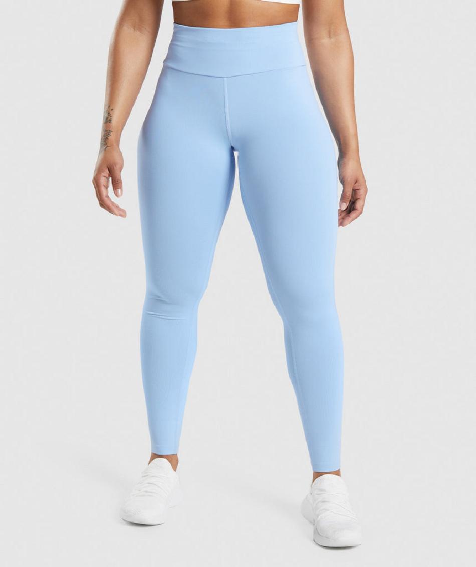 Leggins Gymshark Speed Mujer Azules | MX_4817CTV