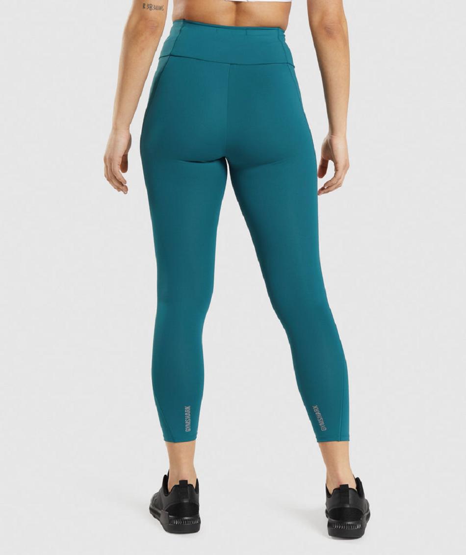 Leggins Gymshark Speed Mujer Turquesa | MX_4757SGL